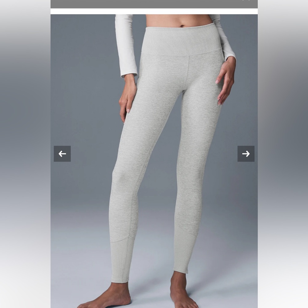 ALO Yoga ALOSOFT Grey Legging Size S
